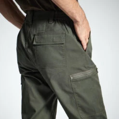 PANTALON CARGO RESISTANT STEPPE 300 VERT 13 PANTALON CARGO RESISTANT STEPPE 300 VERT -Pêche Passion Soldes pantalon cargo resistant steppe 300 vert 4