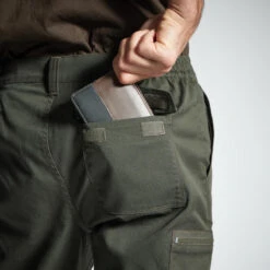 PANTALON CARGO RESISTANT STEPPE 300 VERT 15 PANTALON CARGO RESISTANT STEPPE 300 VERT -Pêche Passion Soldes pantalon cargo resistant steppe 300 vert 6