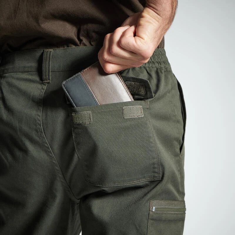 PANTALON CARGO RESISTANT STEPPE 300 VERT 7 PANTALON CARGO RESISTANT STEPPE 300 VERT – Image 7